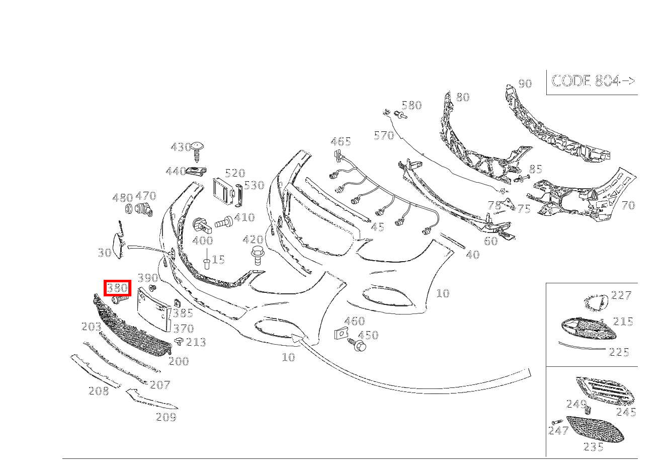 LINSENKOPFSCHR. KENNZEICHENSCHILD AN BLENDE; 5X12 E 220 CDI T-Modell 253 LINSENKOPFSCHR. KENNZEICHENSCHILD AN BLENDE; 5X12 E 220 CDI T-Modell 253