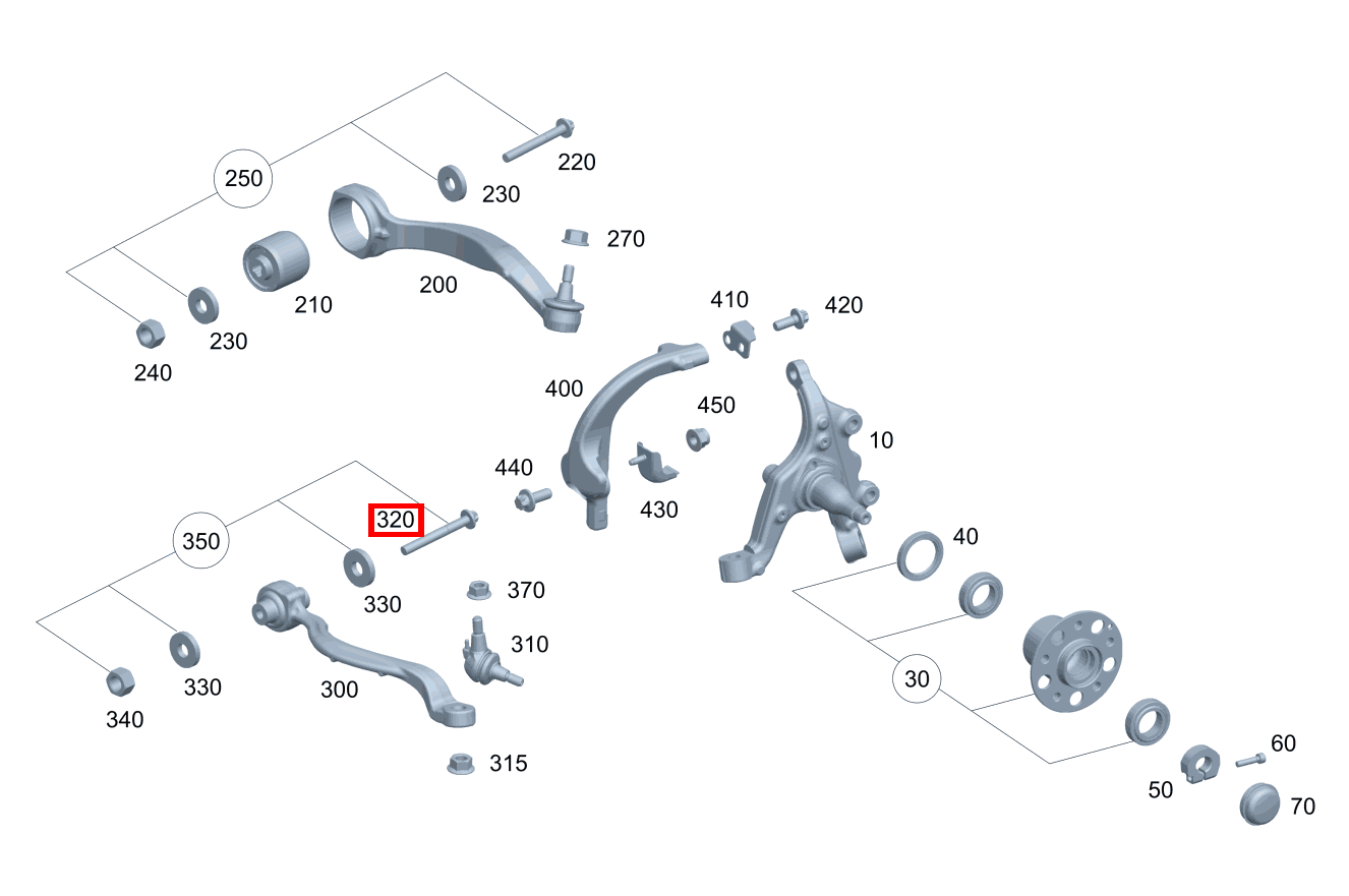 EINSTELLSCHRAUBE LENKER NUR FUER EINSTELLARBEITEN E 350 4MATIC Limousine BCA 212 EINSTELLSCHRAUBE LENKER NUR FUER EINSTELLARBEITEN E 350 4MATIC Limousine BCA 212