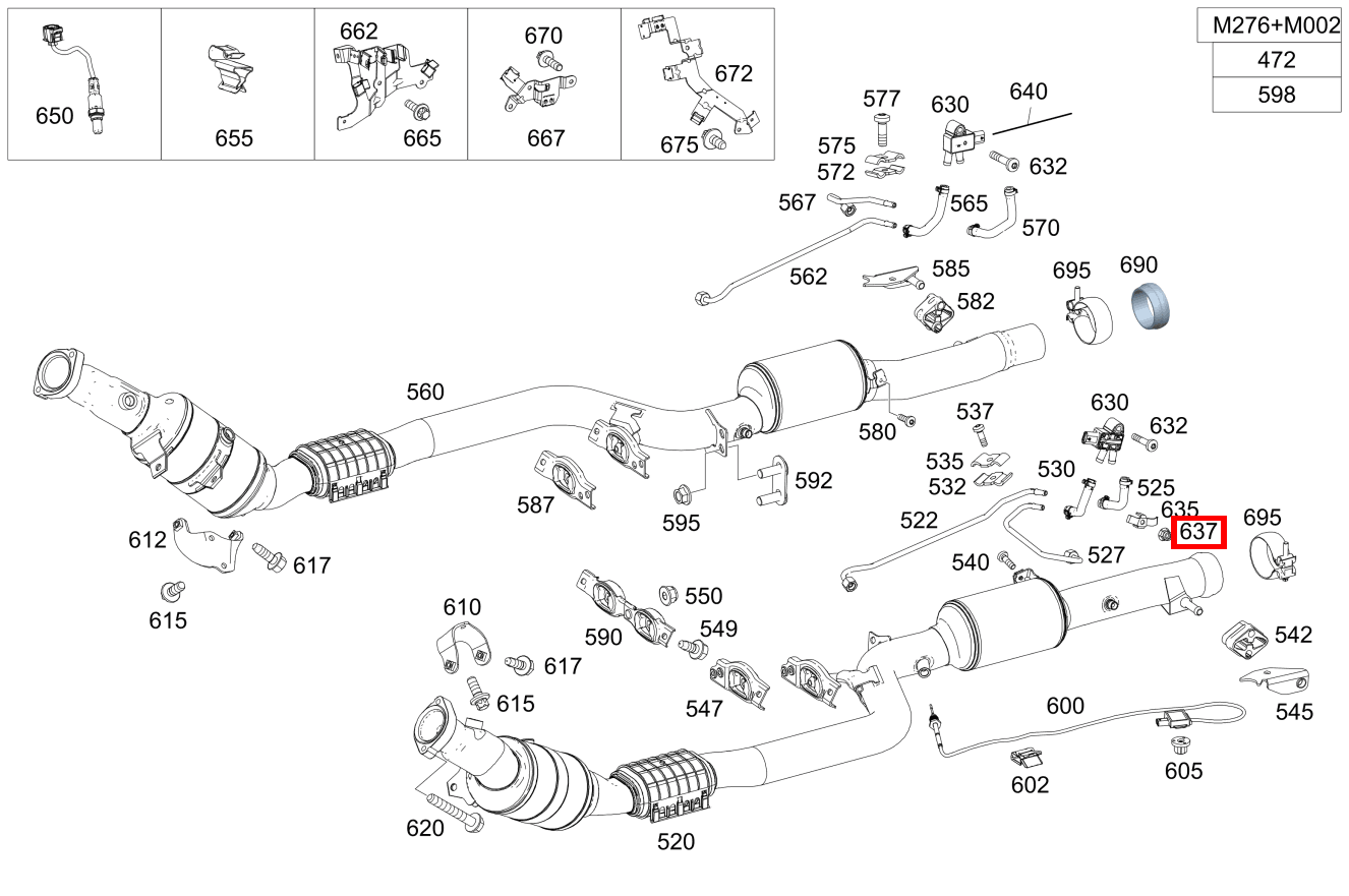 Mutter Verdrehsicherung; M5 S 560 e Limousine lang BCA 222 Mutter Verdrehsicherung; M5 S 560 e Limousine lang BCA 222