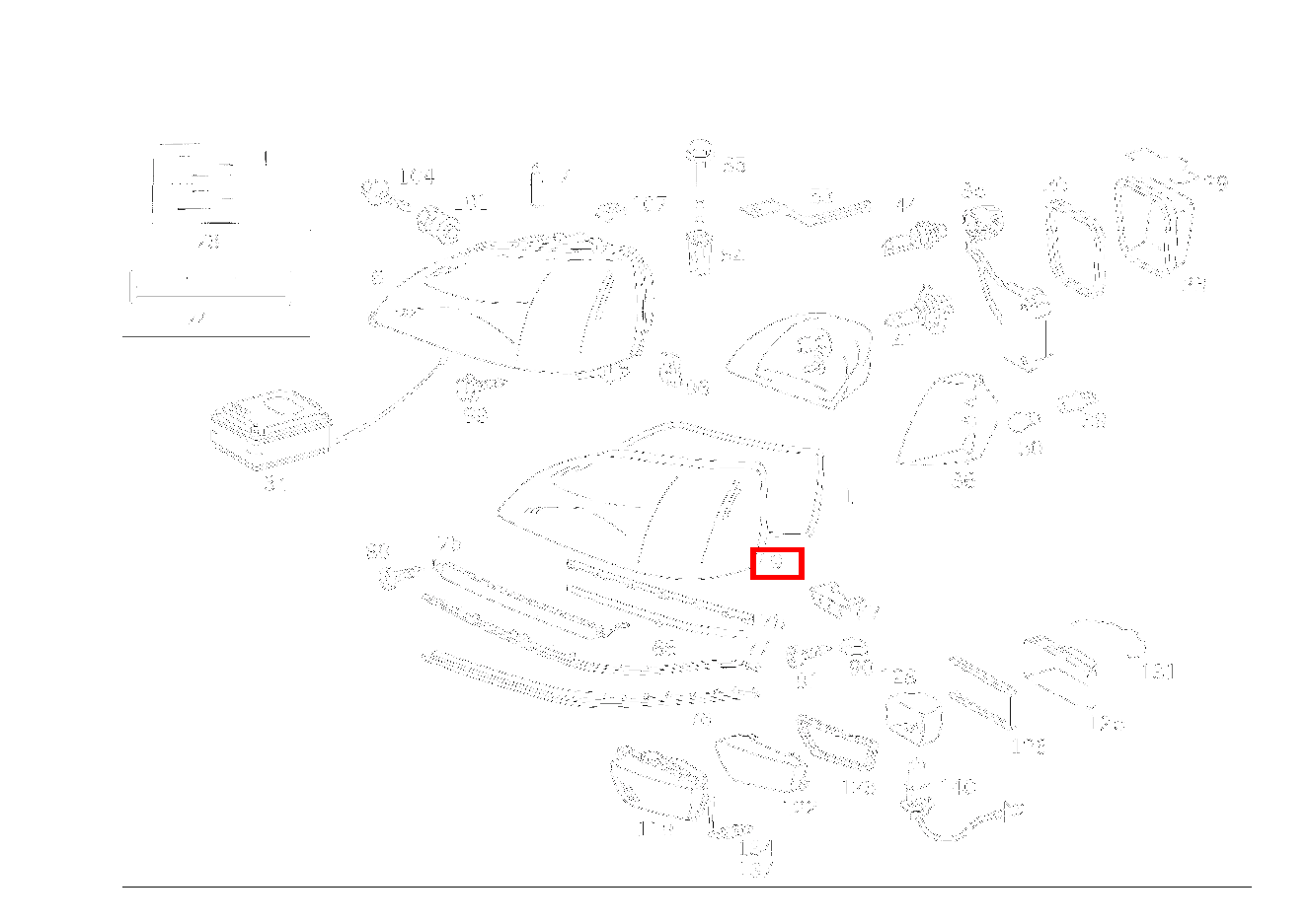 Lichtscheibe LINKS S 600 Coupé 140 Lichtscheibe LINKS S 600 Coupé 140