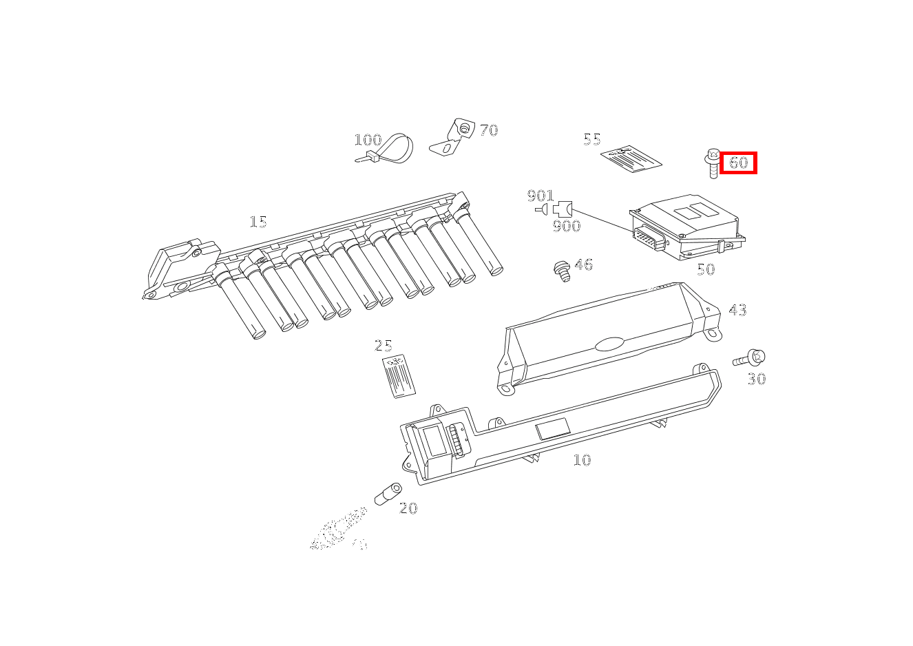 Sechsrundschraube Spannungswandler; M6X12 Maybach 62 S (langer Radstand) 240 Sechsrundschraube Spannungswandler; M6X12 Maybach 62 S (langer Radstand) 240