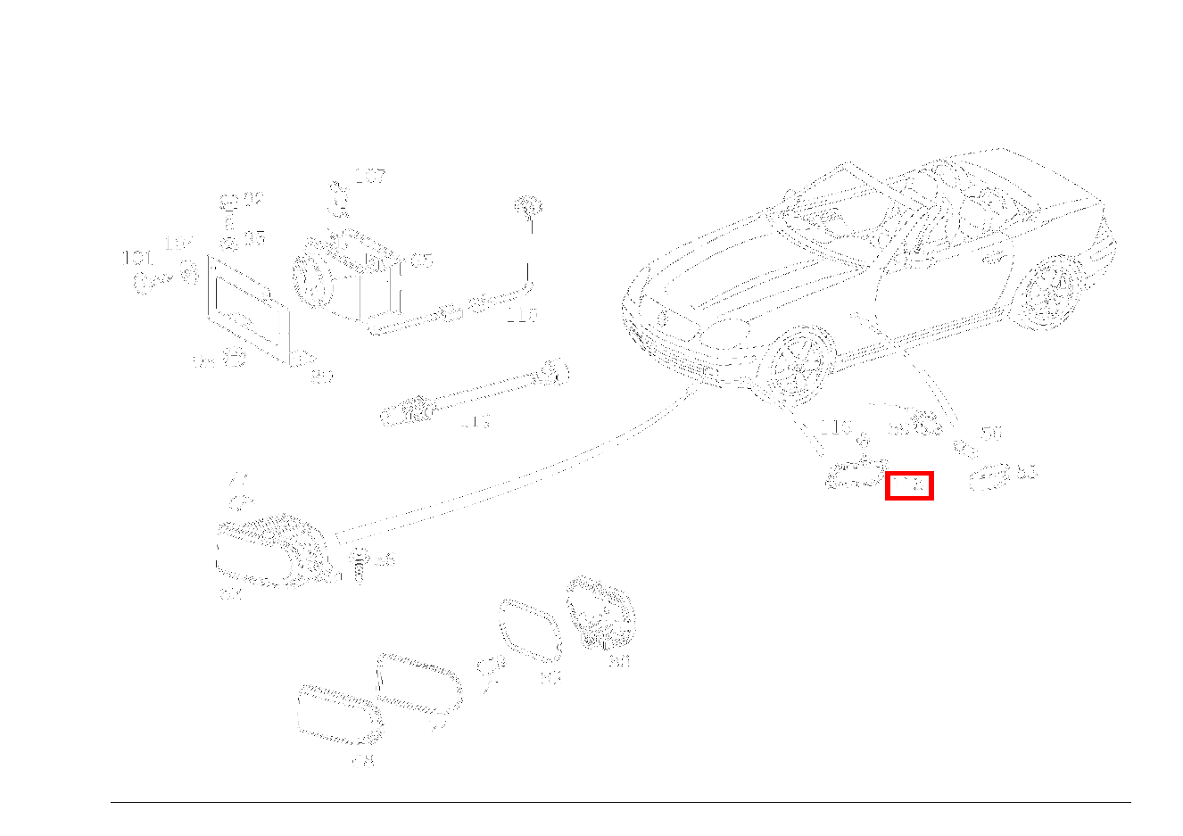 Blinkleuchte SEITENMARKIERUNGSLEUCHTE RECHTS, IM STOSSFAENGER SLK230 170