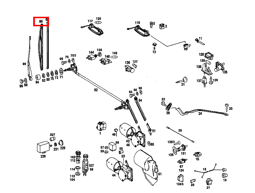 WISCHERGUMMI 200 D 115