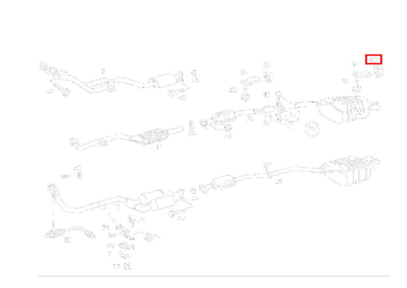 Aufhängering AUFHAENGUNG NACHSCHALLDAEMPFER LINKS C 180 Limousine 203