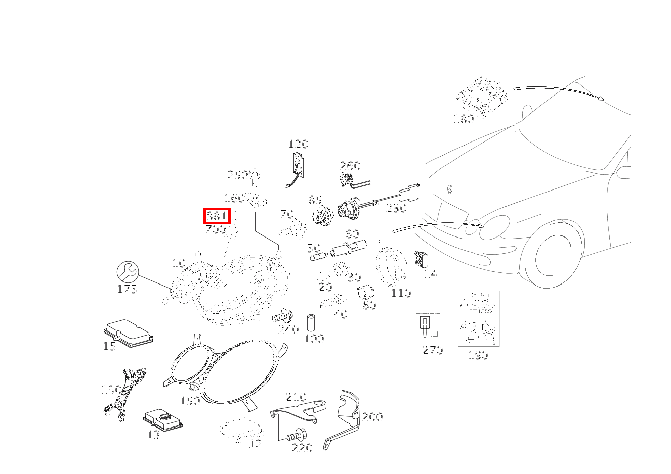 GEHAEUSEDICHTUNG 1.1-2.1 MM SLK2.8 E280CDI SONDERAUFB 211 GEHAEUSEDICHTUNG 1.1-2.1 MM SLK2.8 E280CDI SONDERAUFB 211