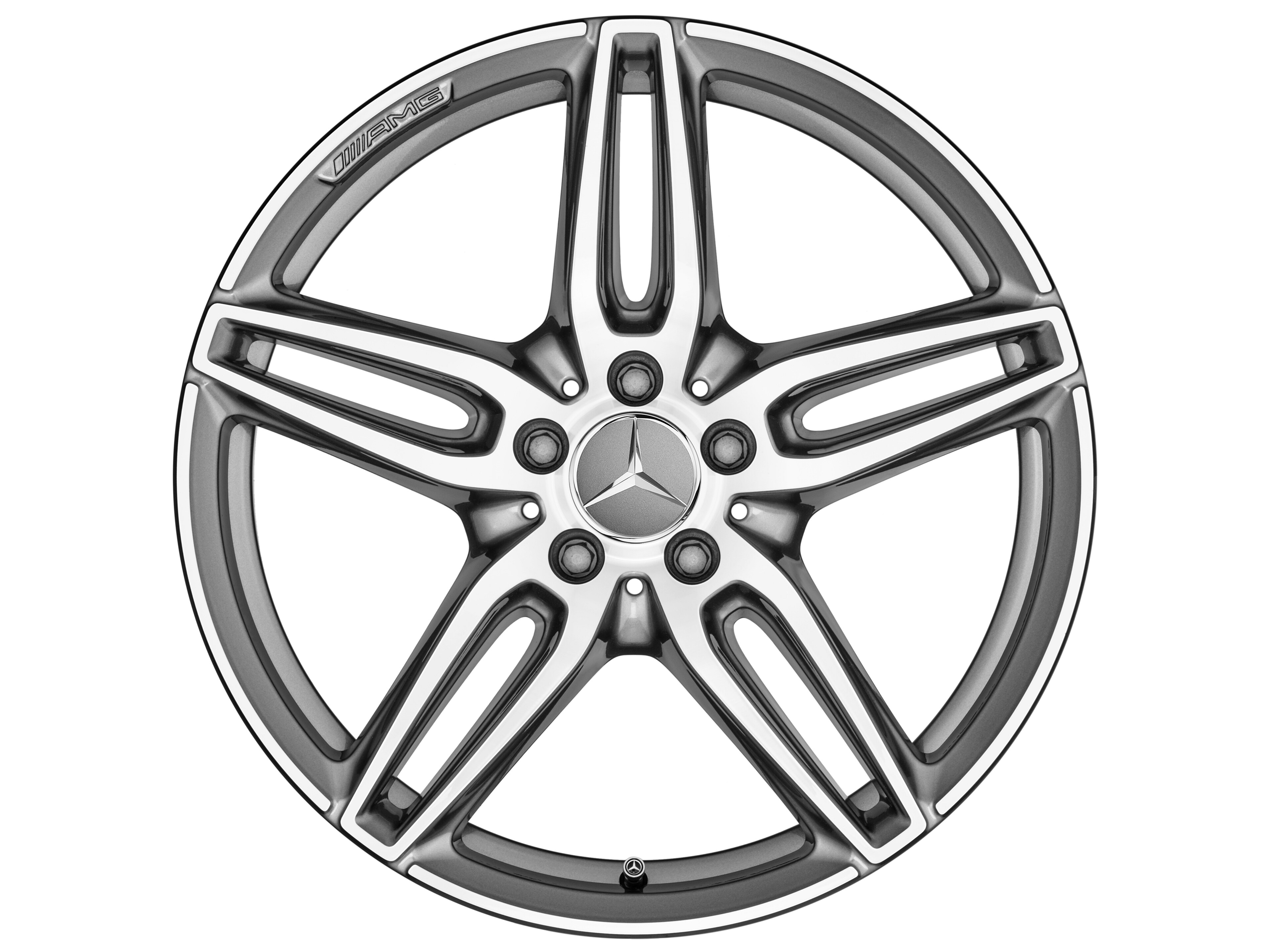 Mercedes-Benz - AMG 5-Doppelspeichen-Rad, 48,3 cm (19 Zoll) AMG 5-Doppelspeichen-Rad, 48,3 cm (19 Zoll)