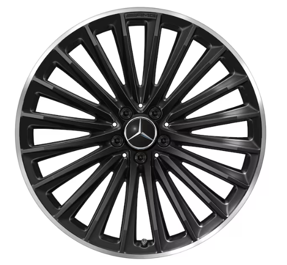 AMG Vielspeichen-Rad, 21 Zoll, 10 J x 21 ET 66, schwarz AMG Vielspeichen-Rad, 21 Zoll, 10 J x 21 ET 66, schwarz