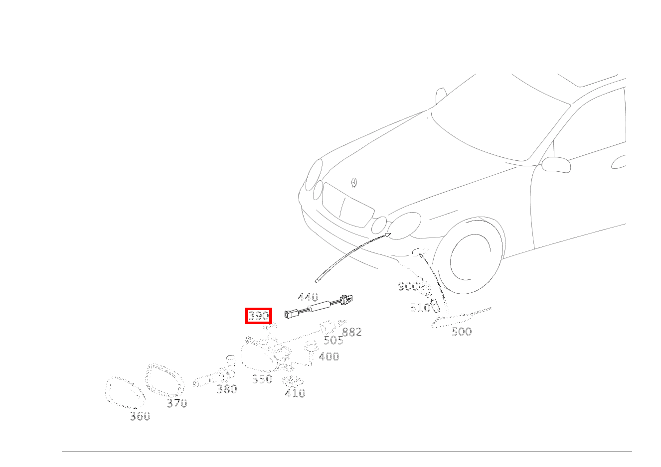 Haltefeder BEFESTIGUNG STREUSCHEIBE,RECHTS E 220 CDI T-Modell 212 Haltefeder BEFESTIGUNG STREUSCHEIBE,RECHTS E 220 CDI T-Modell 212