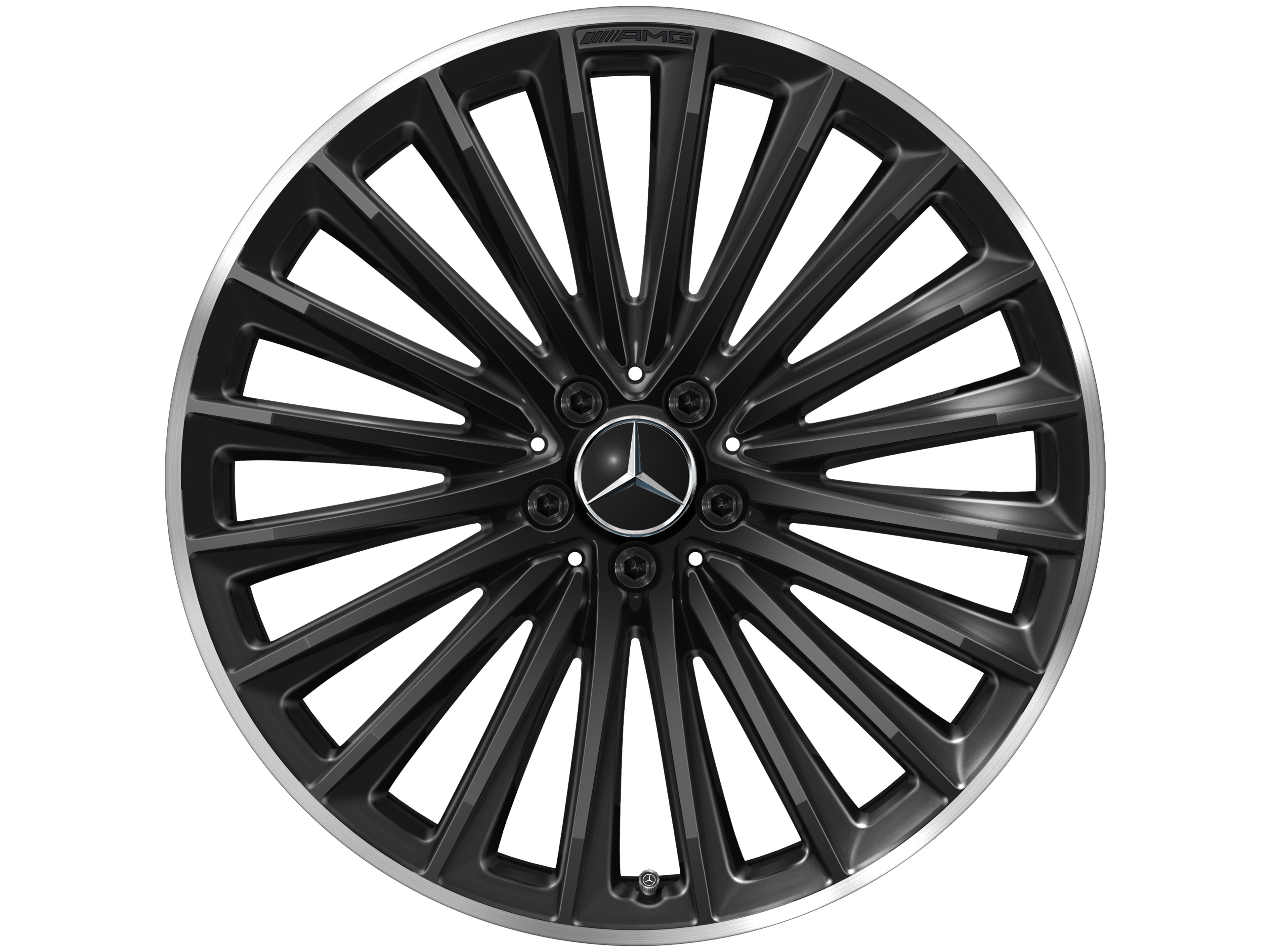 Mercedes-Benz - AMG Vielspeichen-Rad, 21 Zoll, 10 J x 21 ET 66, schwarz