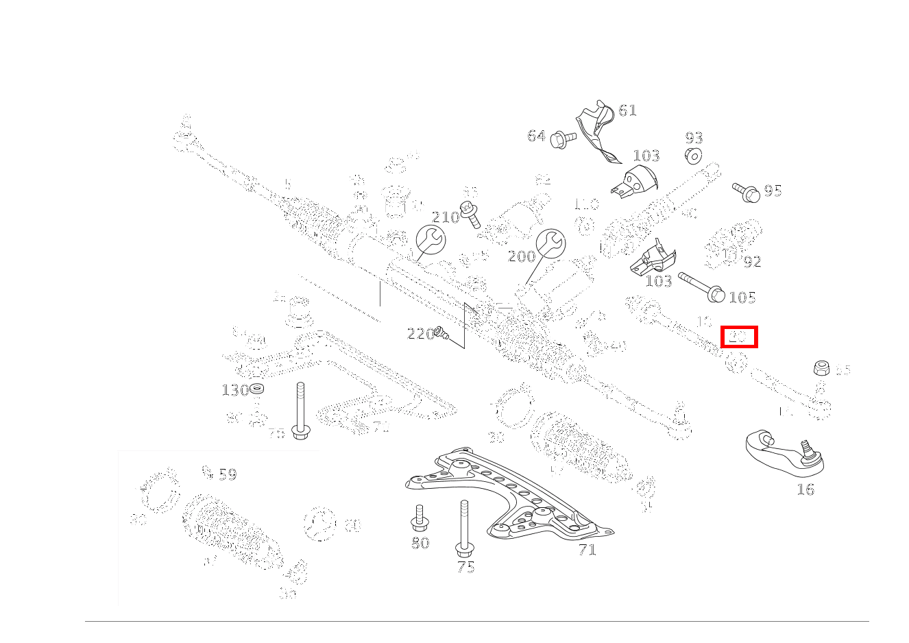 Sechskantmutter AUSSEN RECHTS; M14X1.5 S 350 L 4-MATIC 220 Sechskantmutter AUSSEN RECHTS; M14X1.5 S 350 L 4-MATIC 220