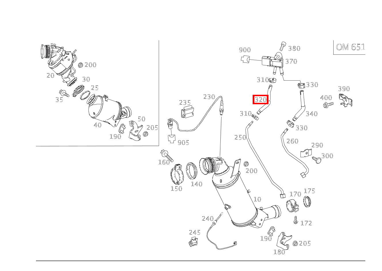Abgasschlauch AN DRUCKSENSOR CLS250CDI BE 218 Abgasschlauch AN DRUCKSENSOR CLS250CDI BE 218