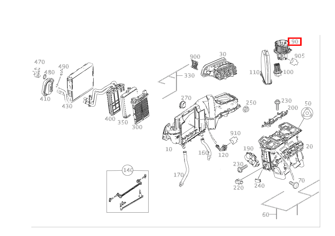 Radialgebläse CLS 250 Shooting Brake BlueTEC 4MATIC 218