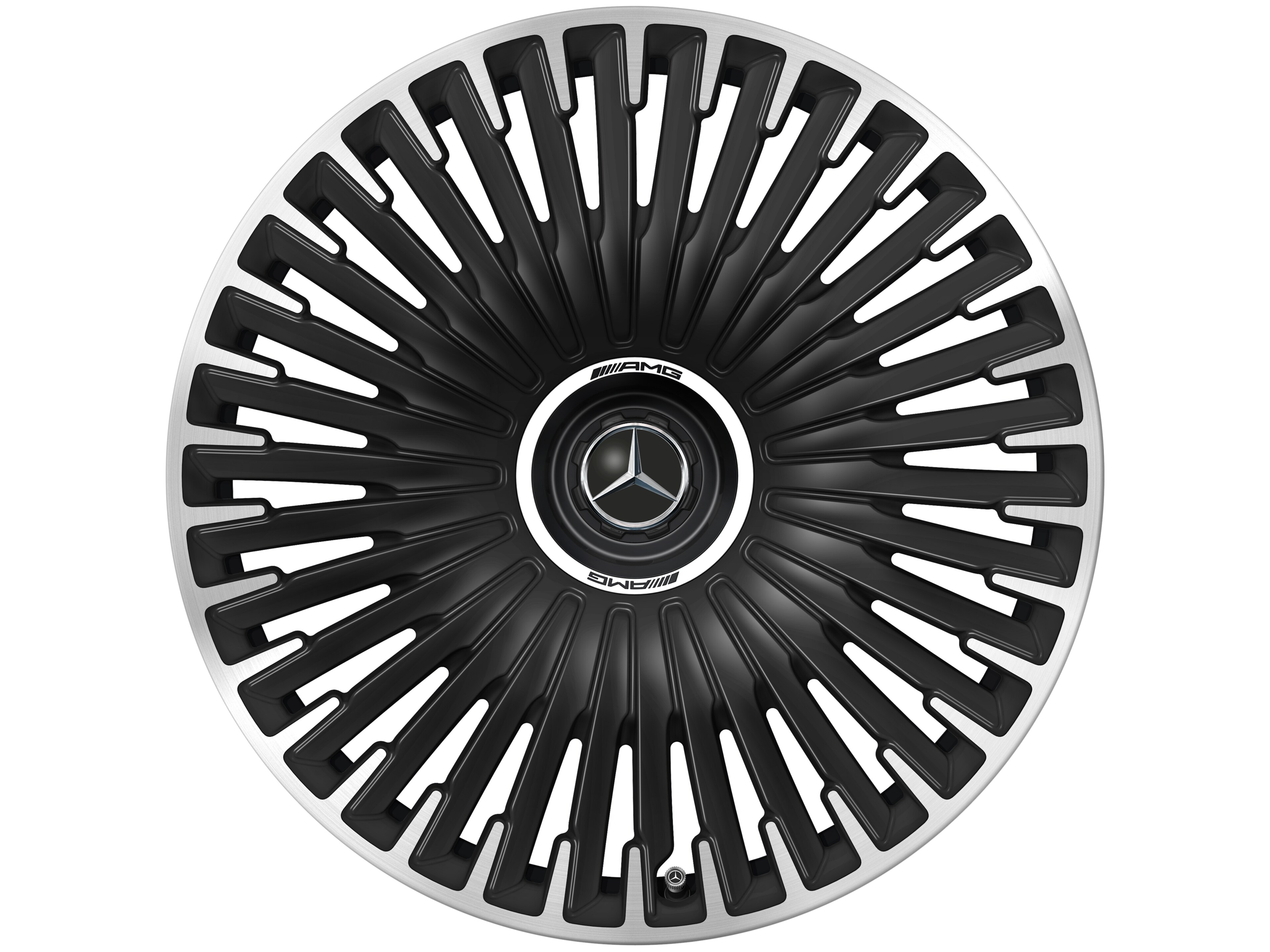 Mercedes-Benz -  AMG Vielspeichen-Rad, 21 Zoll, 9,5 J x 21 ET 52, schwarz matt