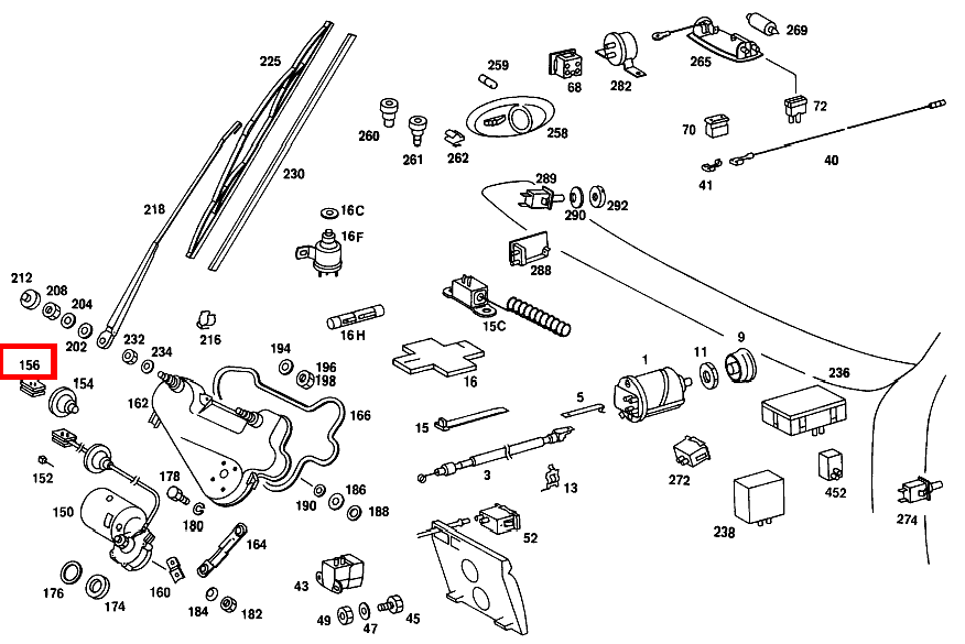 Steckergehäuse 5-FACH; 6-PIN 450 SEL 6.9 116 Steckergehäuse 5-FACH; 6-PIN 450 SEL 6.9 116