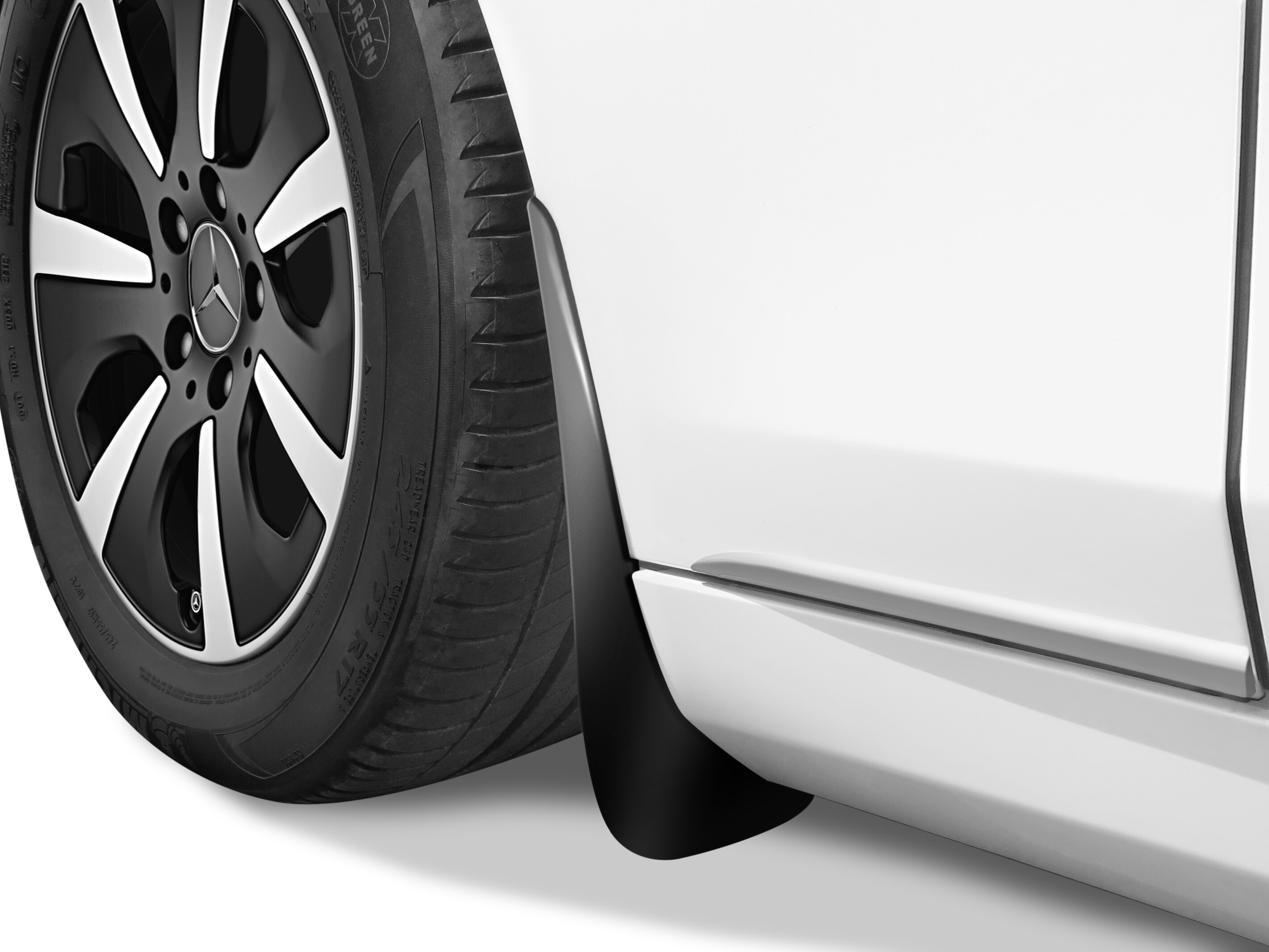 Schmutzfänger, Satz vorne