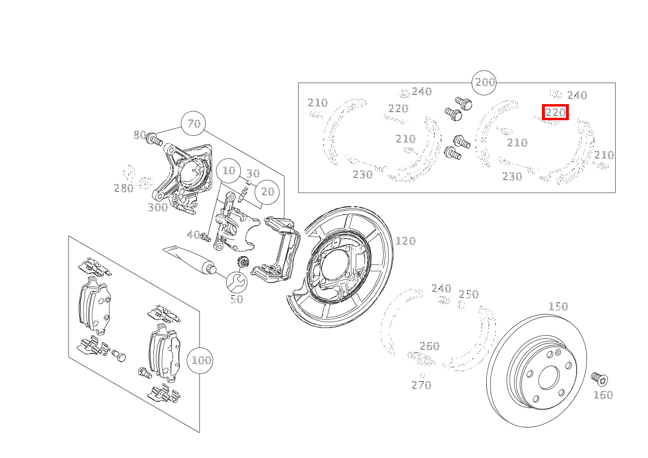 Zugfeder BREMSBACKENRUECKHOLUNG A 200 TURBO COUPE 169 Zugfeder BREMSBACKENRUECKHOLUNG A 200 TURBO COUPE 169
