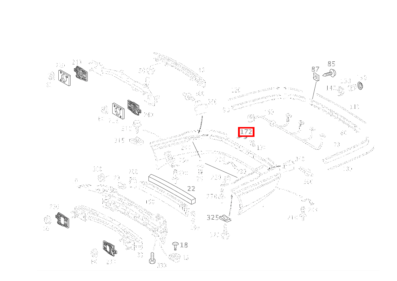 FANGBAND AN ABSCHLEPPOESE S 350 L 4-MATIC 220