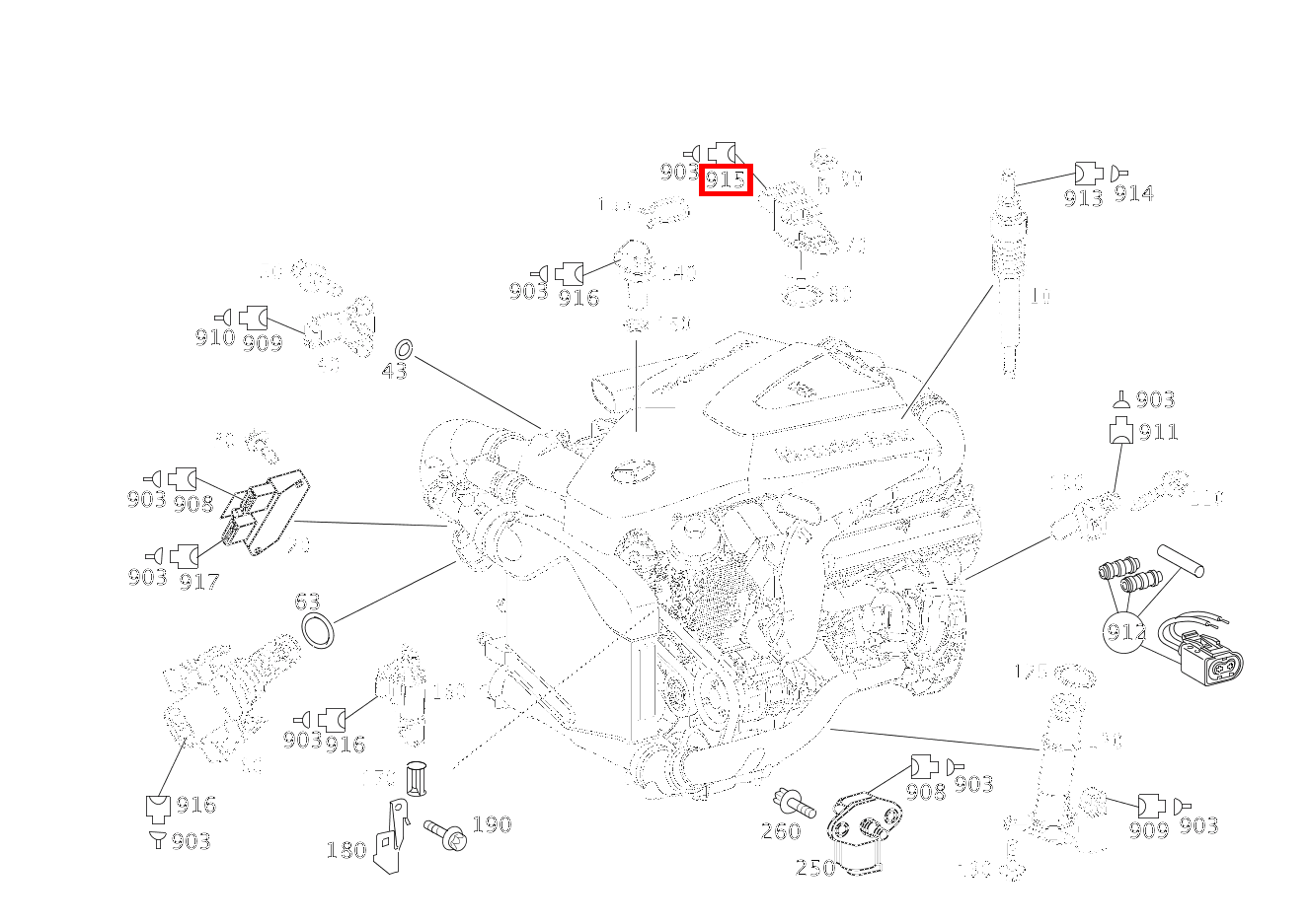 Stecker Hallgeber Nockenwelle B6/1; 3-PIN SLK2.8 ML 400 CDI Off-Roader 163 Stecker Hallgeber Nockenwelle B6/1; 3-PIN SLK2.8 ML 400 CDI Off-Roader 163