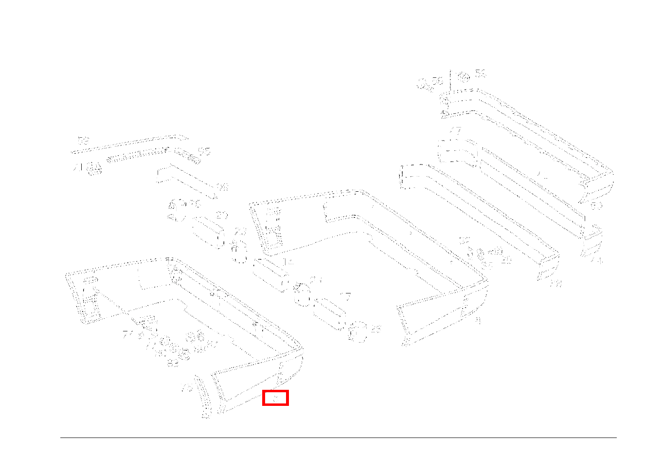 STOSSFAENGER, HINTEN MIT VERKLEIDUNG ONLY FOR CANADA E 300 T 4-Matic 124