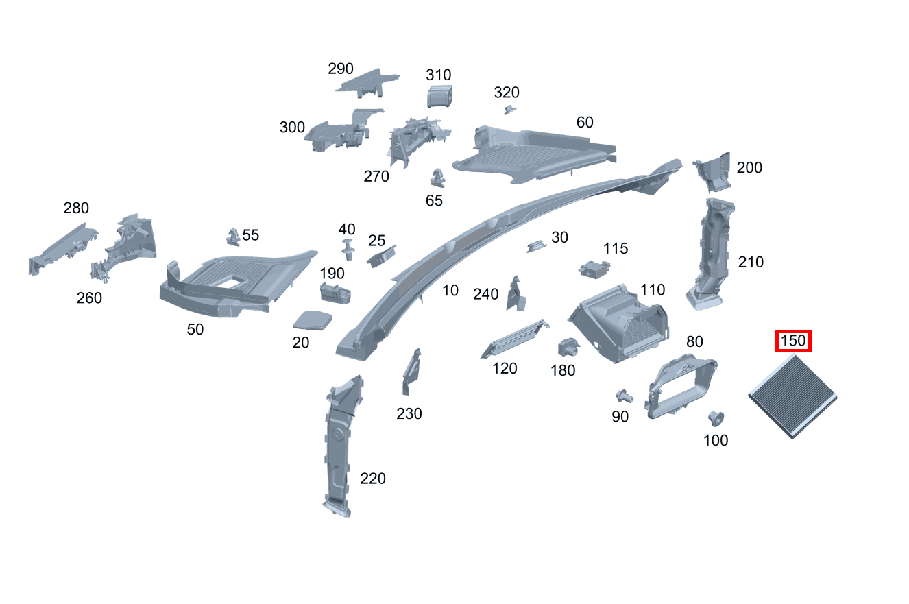 Staubfilter Filter A 160 CDI Limousine 168 Staubfilter Filter A 160 CDI Limousine 168