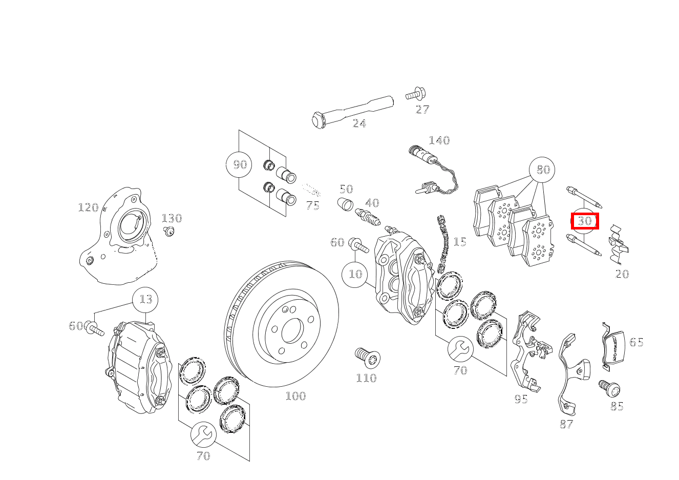 TEILESATZ FUEHRUNGSBOLZEN BREMSBELAGHALTEFEDER AN BREMSSATTEL, VORDERACHSE S 600 Limousine lang Sonderschutzfahrzeug 221 TEILESATZ FUEHRUNGSBOLZEN BREMSBELAGHALTEFEDER AN BREMSSATTEL, VORDERACHSE S 600 Limousine lang Sonderschutzfahrzeug 221