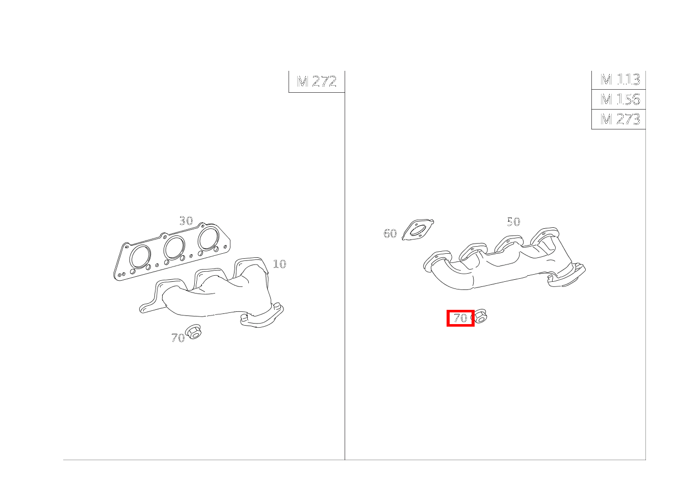 Sechskantmutter ABGASKRUEMMER AN ZYLINDERKOPF R 63 AMG 4 MATIC 251 Sechskantmutter ABGASKRUEMMER AN ZYLINDERKOPF R 63 AMG 4 MATIC 251