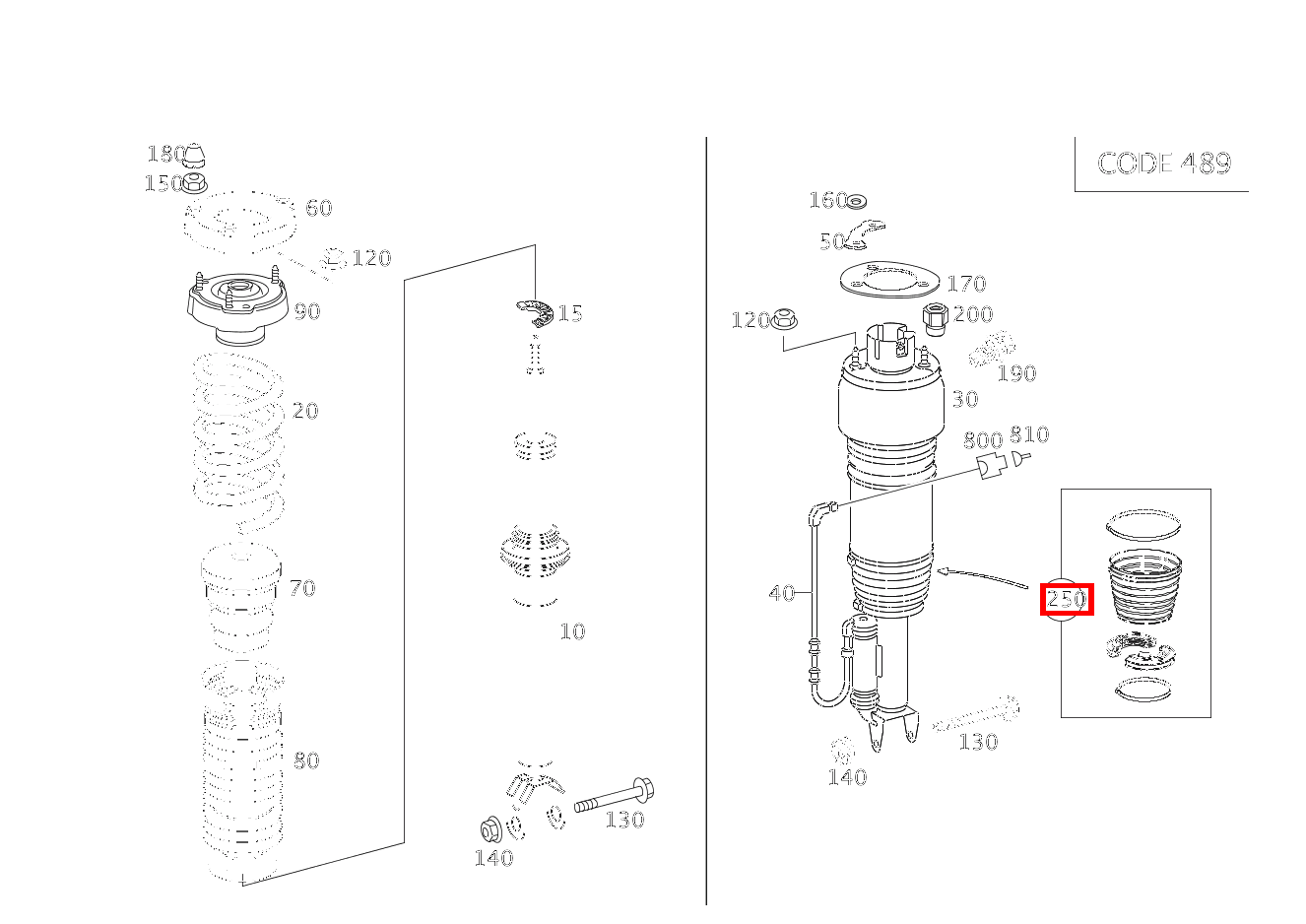 Teilesatz Manschette Staubschutz E 63 AMG T-Modell 211 Teilesatz Manschette Staubschutz E 63 AMG T-Modell 211