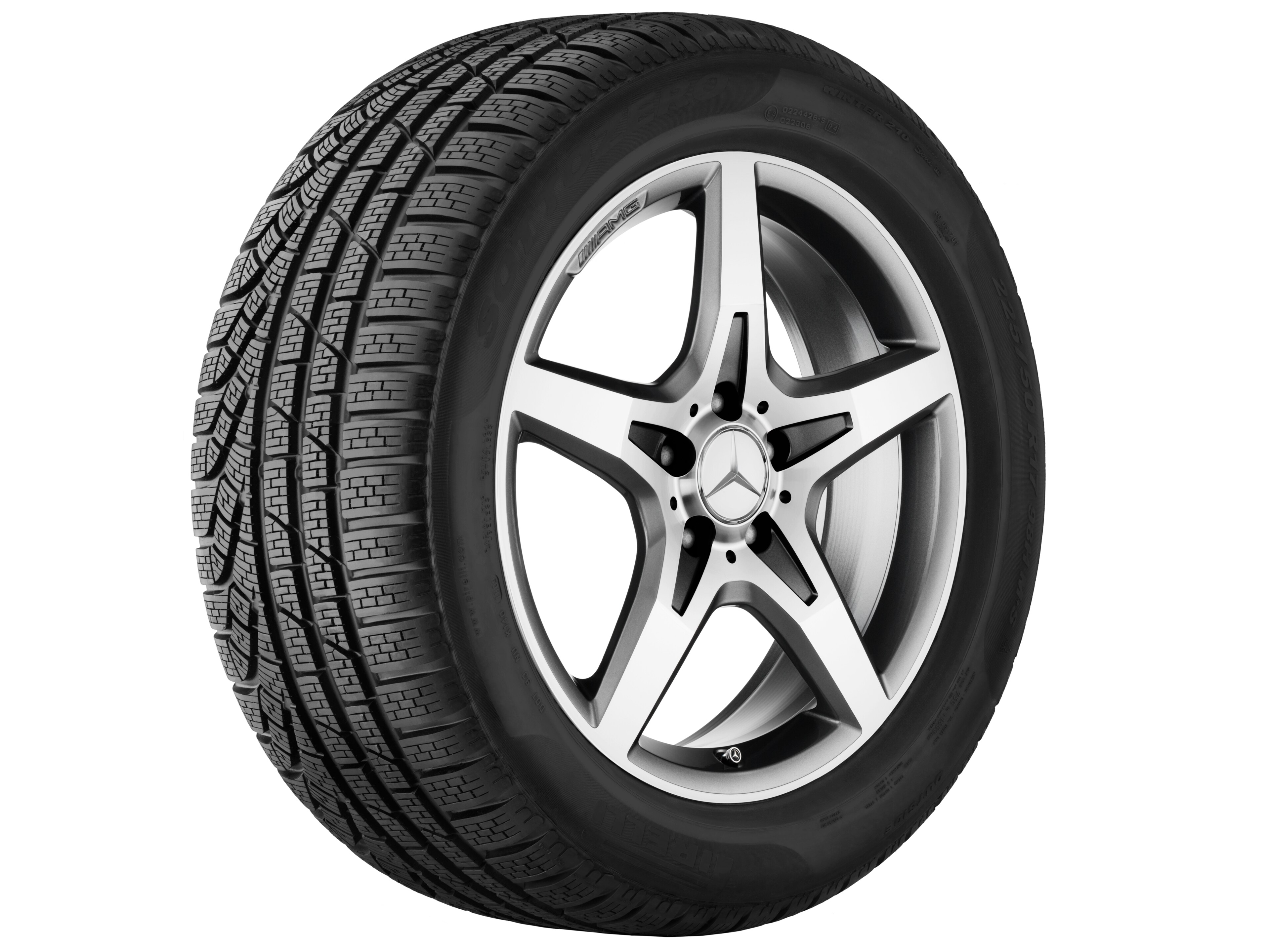 Mercedes-Benz - AMG 5-Speichen-Rad, 45,7 cm (18 Zoll) AMG 5-Speichen-Rad, 45,7 cm (18 Zoll)