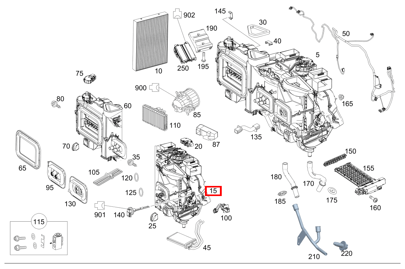 Verteilergehäuse Vito Kastenwagen 116 BlueTEC K 201 Verteilergehäuse Vito Kastenwagen 116 BlueTEC K 201
