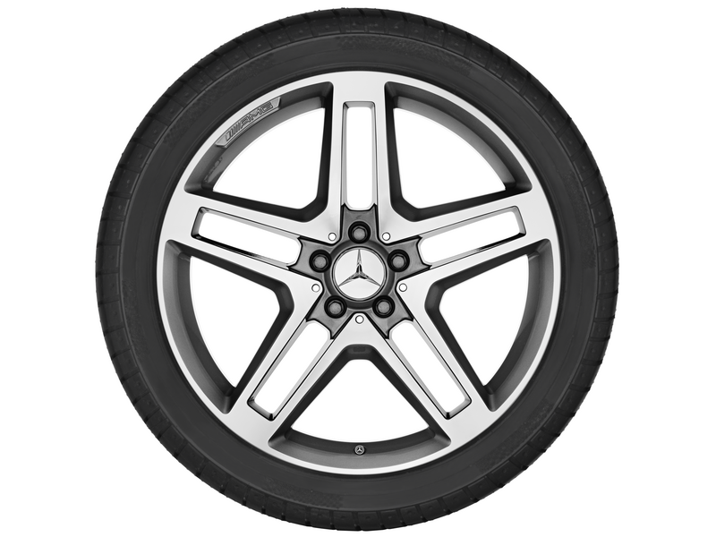 Original AMG 20 Zoll AMG 5-Doppelspeichen-Rad grau himalaya 