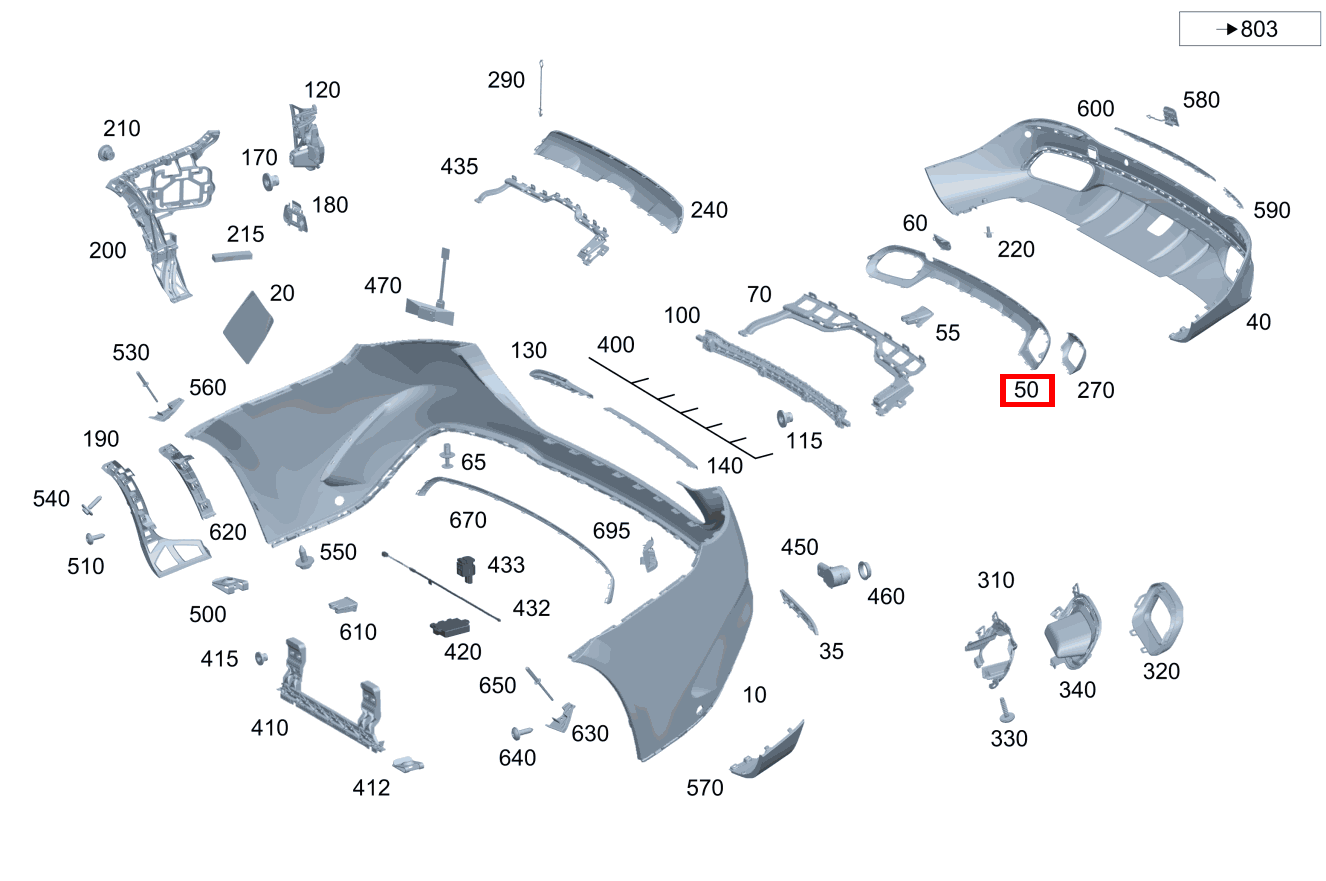 Abdeckung Stossfänger Stoßfänger/Unterfahrschutz hinten GLS 450 4MATIC 167 Abdeckung Stossfänger Stoßfänger/Unterfahrschutz hinten GLS 450 4MATIC 167
