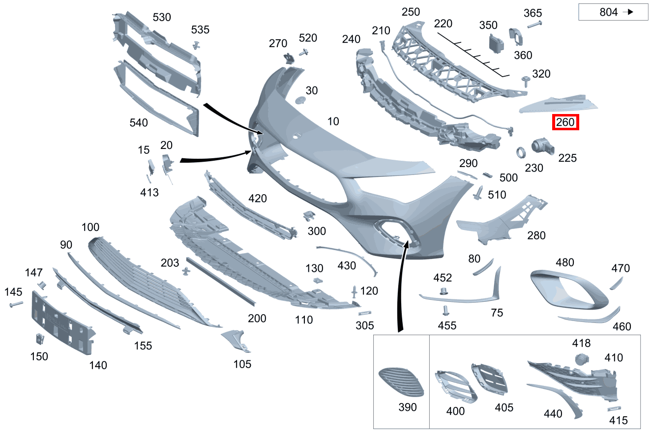 GRUNDTRAEGER STOSSFAENGER Stoßfänger oben links CLA 250 e Shooting Brake 118 GRUNDTRAEGER STOSSFAENGER Stoßfänger oben links CLA 250 e Shooting Brake 118