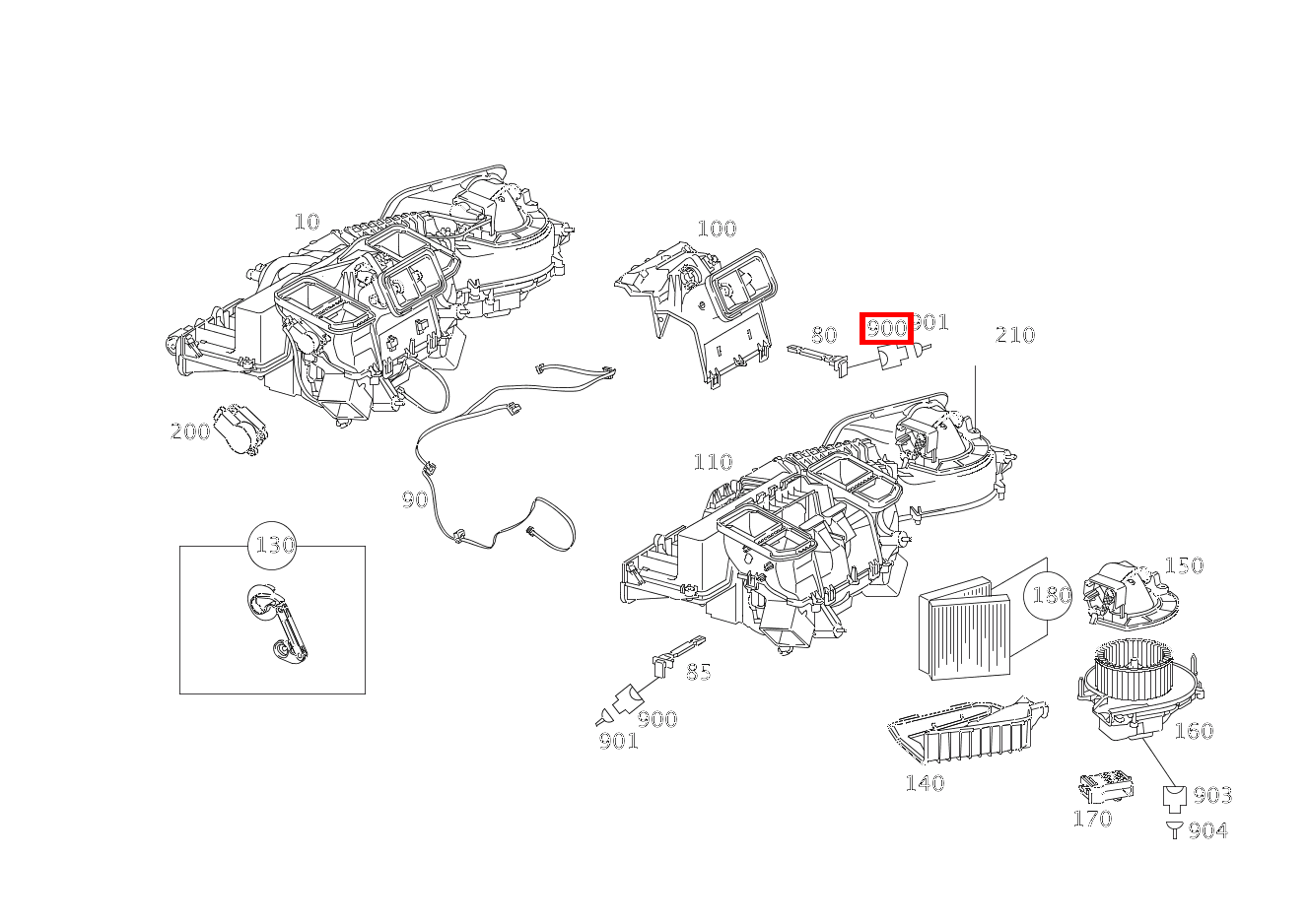 Steckhülsengehäuse TEMPERATURFUEHLER VERDAMPFER B10/6; 2-PIN MQS SLK 55 AMG Roadster 171 Steckhülsengehäuse TEMPERATURFUEHLER VERDAMPFER B10/6; 2-PIN MQS SLK 55 AMG Roadster 171