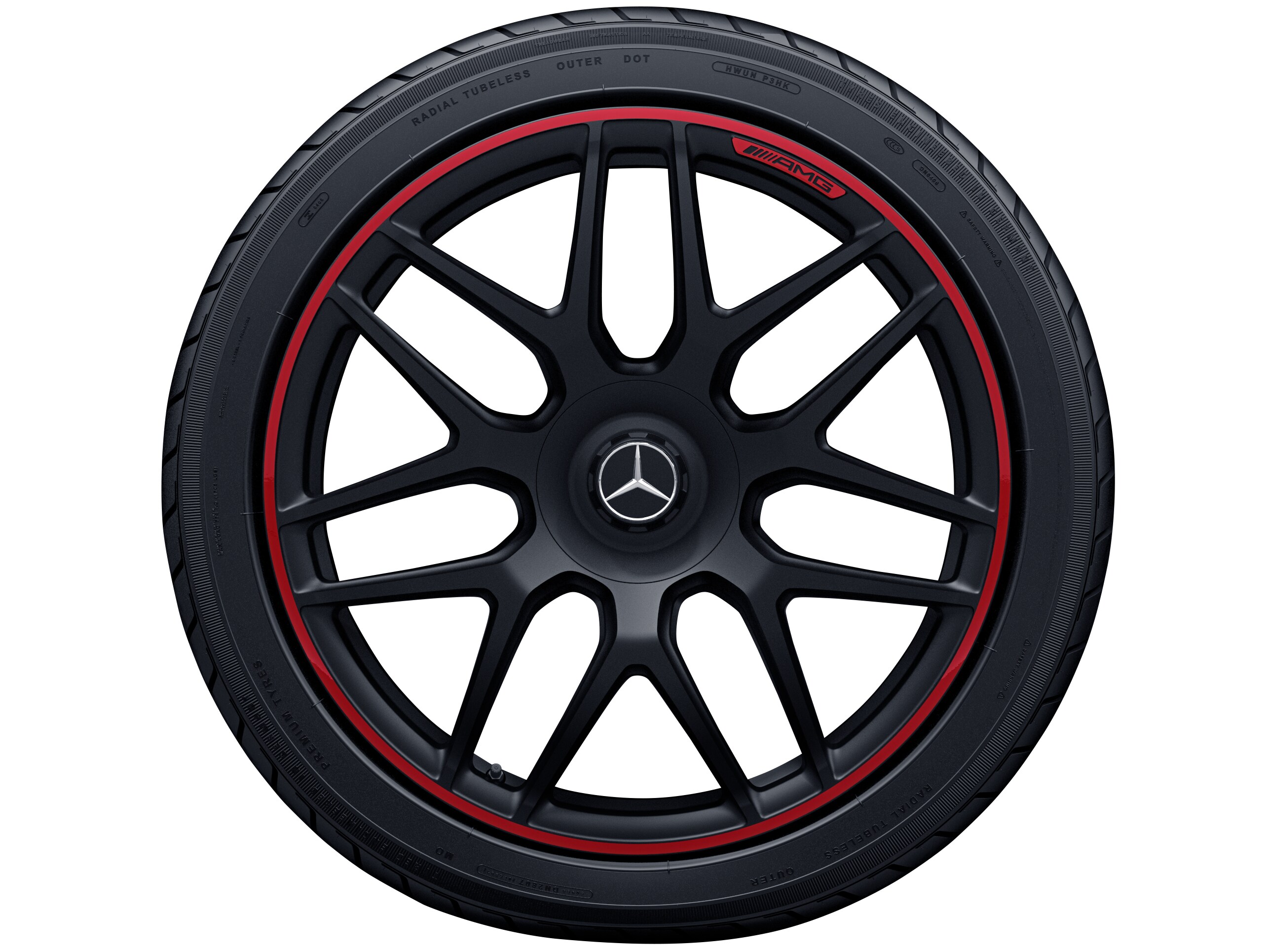 Mercedes-Benz - AMG Schmiederad im Kreuzspeichen-Design, 55,9 AMG Schmiederad im Kreuzspeichen-Design, 55,9