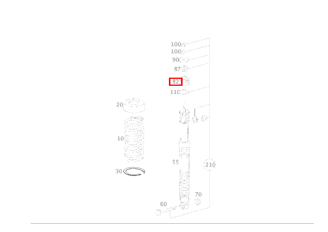 Gummipuffer STOSSDAEMPFER AN KAROSSERIE C 320 4MATIC T-Modell 203