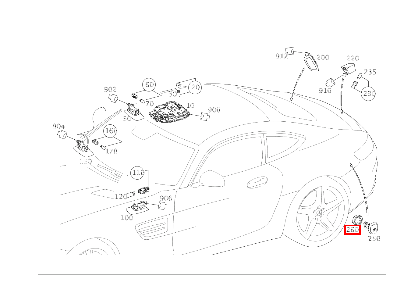 Steckdose BEFESTIGUNG Mercedes-AMG GT S 197 Steckdose BEFESTIGUNG Mercedes-AMG GT S 197