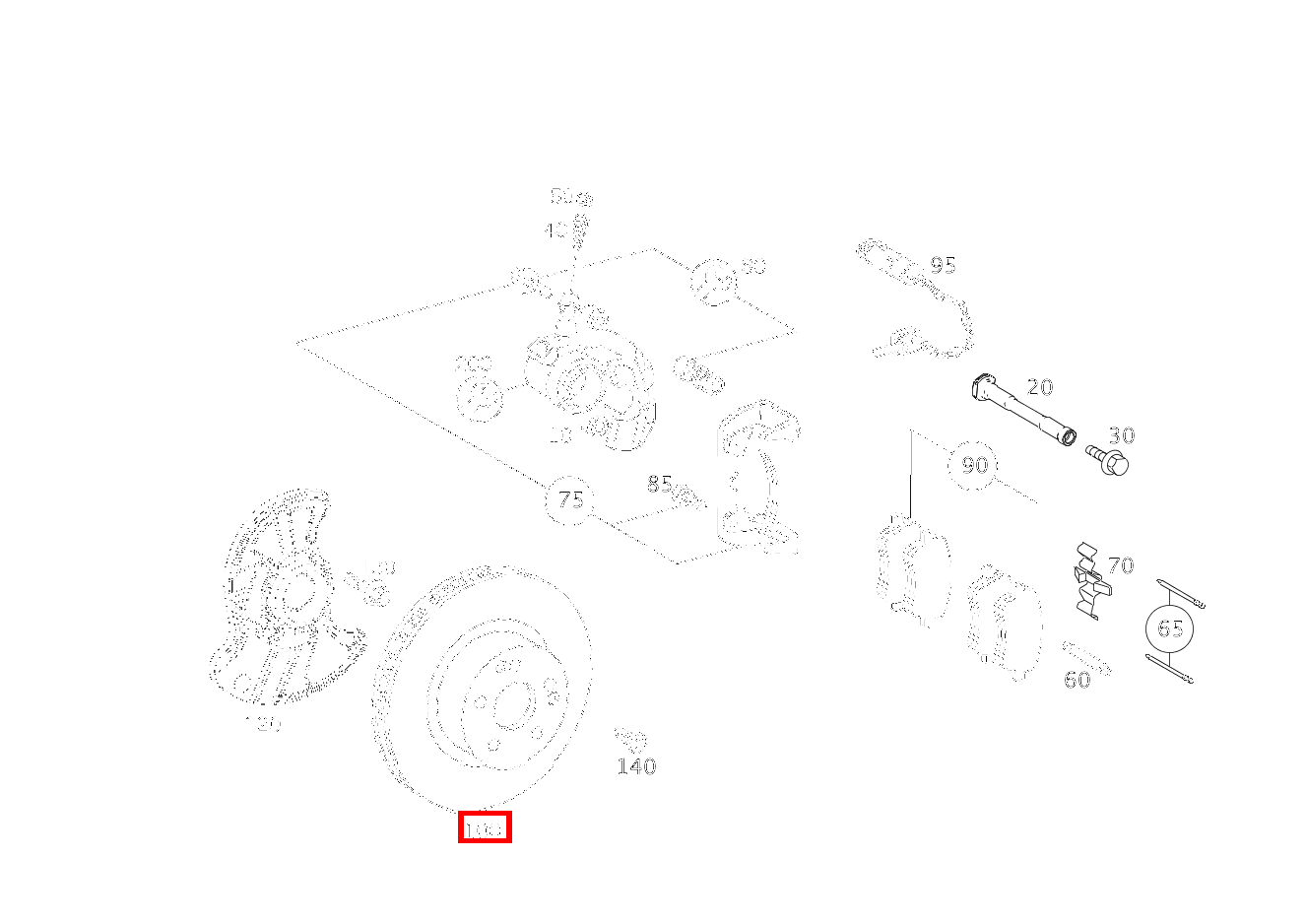 Bremsscheibe Vorn CLK 320 CABRIOLET 209 Bremsscheibe Vorn CLK 320 CABRIOLET 209