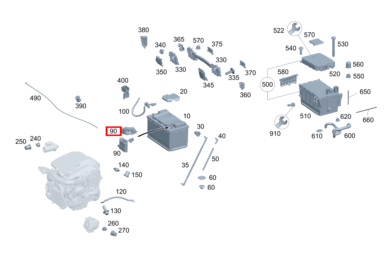 STROMBEGRENZER An Batterie C 180 Cabriolet 205 STROMBEGRENZER An Batterie C 180 Cabriolet 205