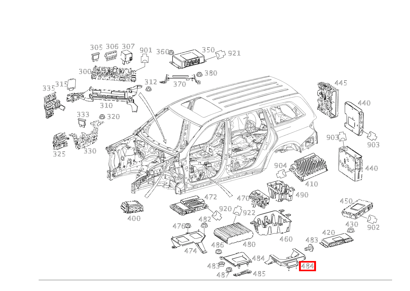 Geräteträger BEFESTIGUNG STEUERGERAET GLS 500 4MATIC 166 Geräteträger BEFESTIGUNG STEUERGERAET GLS 500 4MATIC 166
