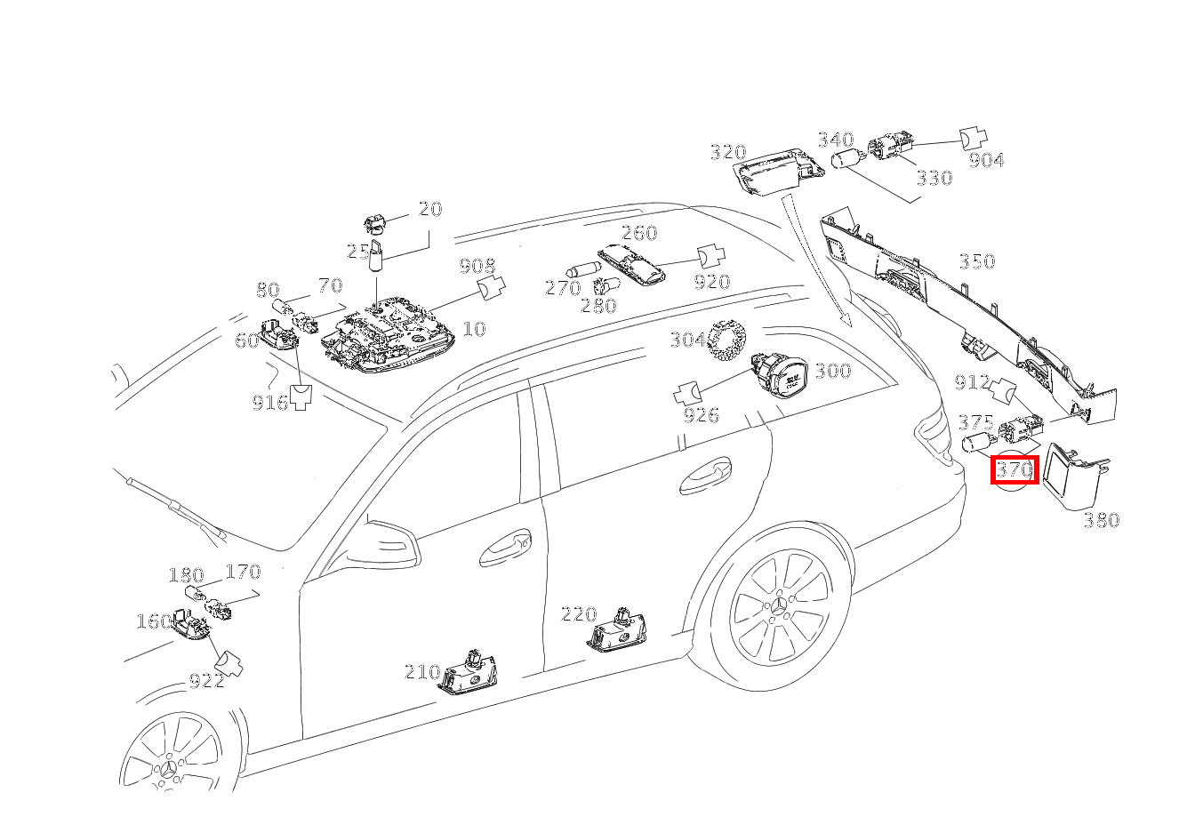 Lampenfassung MIT GLUEHLAMPE; 12V-5W C 180 KOMPRESSOR T-Modell BlueEFFICIENCY 240 Lampenfassung MIT GLUEHLAMPE; 12V-5W C 180 KOMPRESSOR T-Modell BlueEFFICIENCY 240