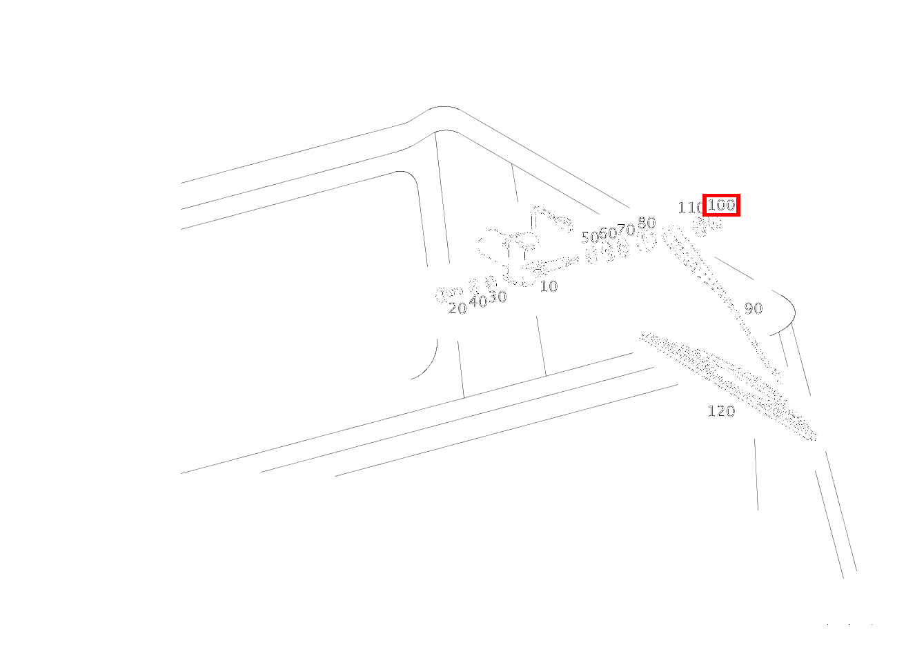 Sechskantmutter WISCHERARM AN WISCHERACHSE; M8 G 500 Off-Roader lang BCA 463