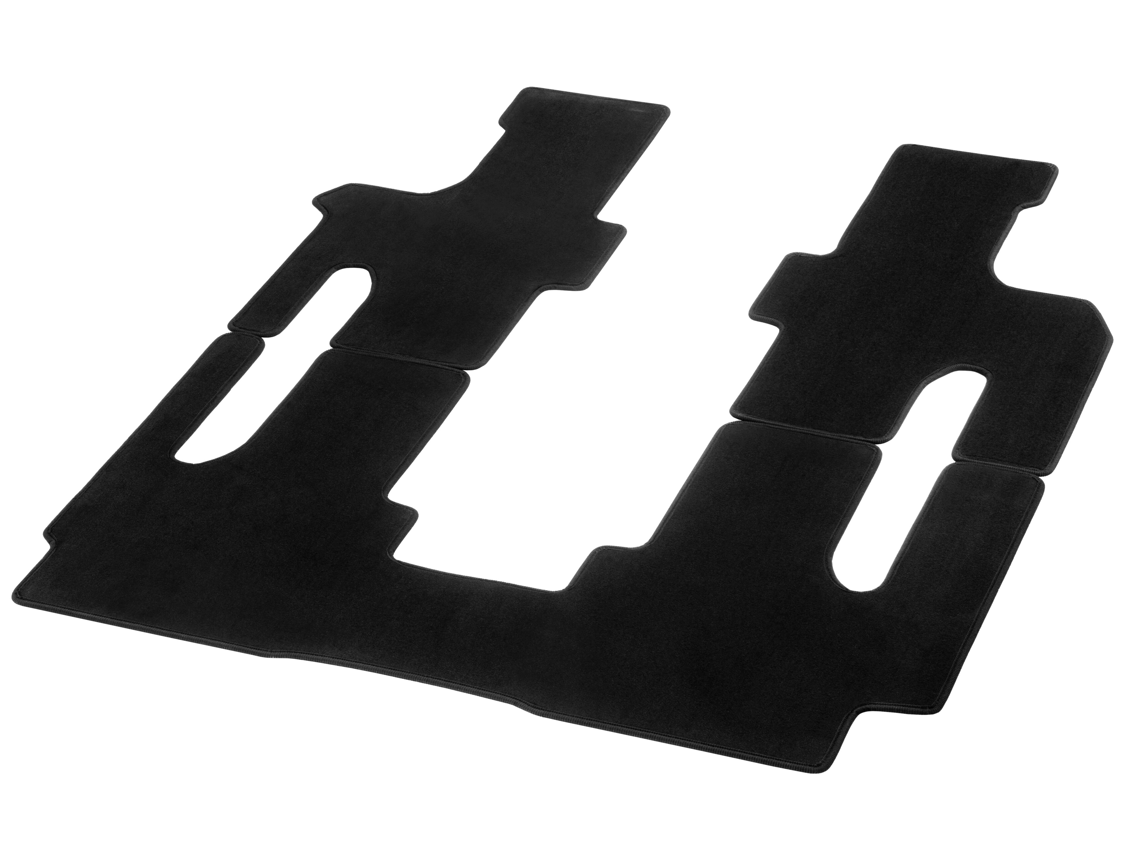 Veloursmatten, Fahrgastraum, mit Doppelschien