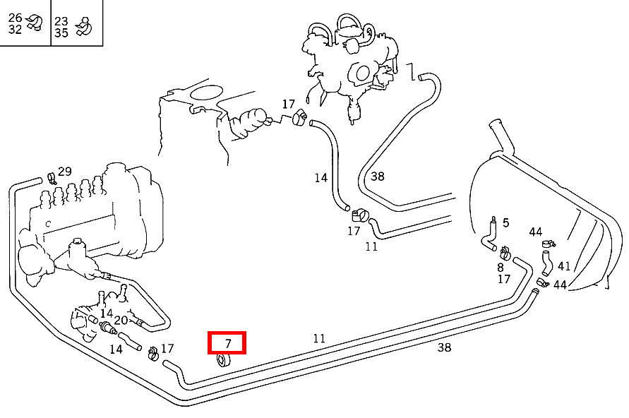 Gummiring E 300 D 124 Gummiring E 300 D 124