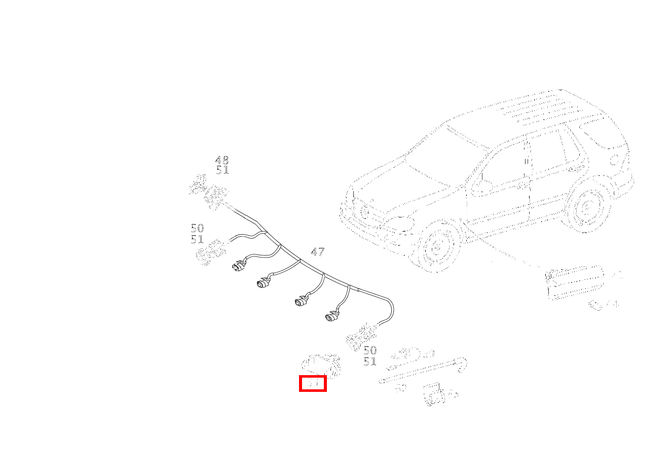 Nebelscheinwerfer LINKS UND RECHTS ML 55 AMG Off-Roader 163 Nebelscheinwerfer LINKS UND RECHTS ML 55 AMG Off-Roader 163