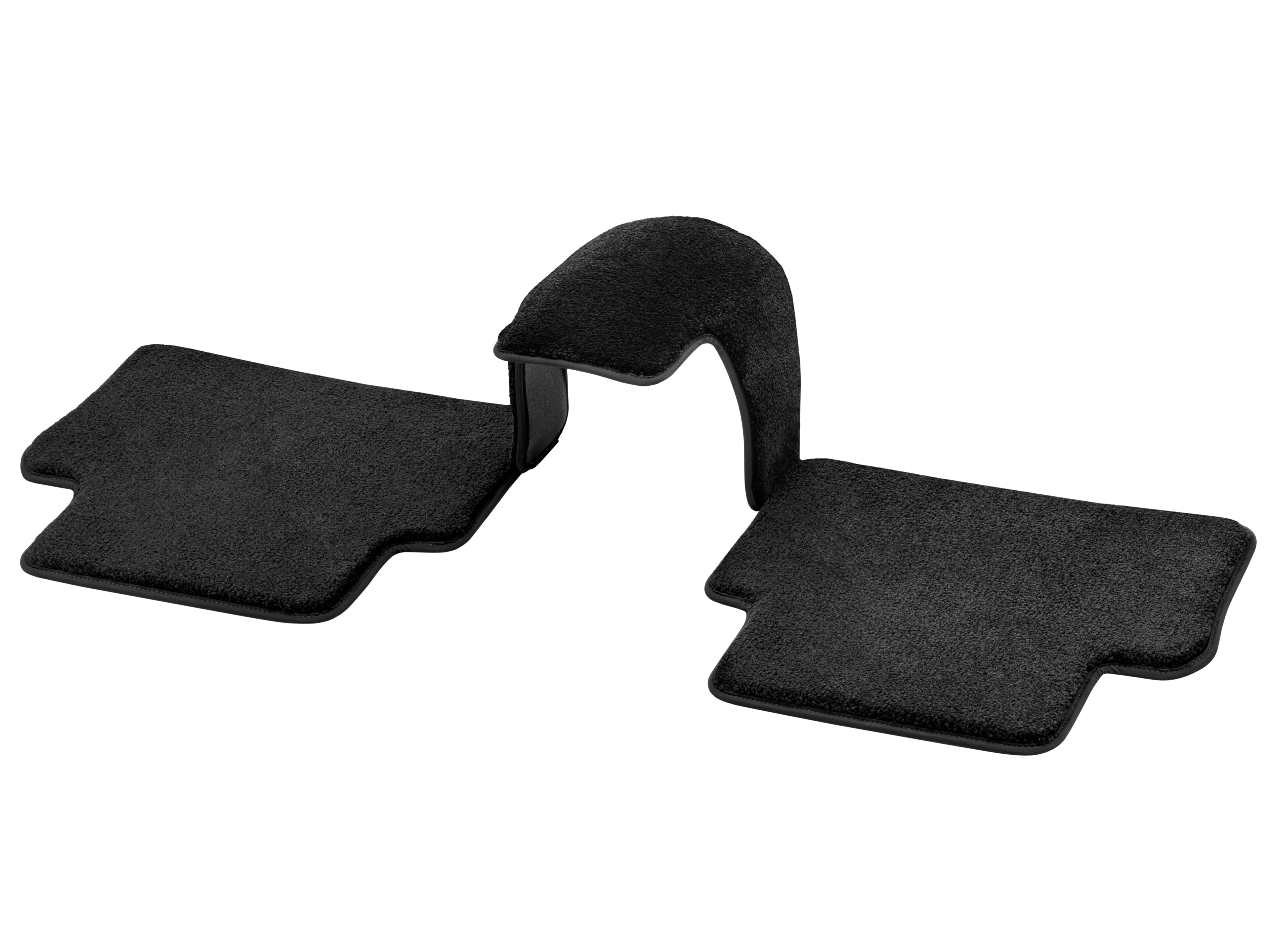 Mercedes-Benz - Veloursmatten EXCLUSIV, Fond mit Kardantunnelmatte Veloursmatten EXCLUSIV, Fond mit Kardantunnelmatte