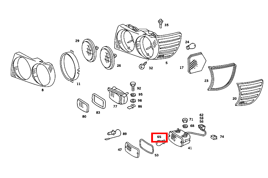 Glühlampe BREMSLICHT/RUECKLICHT; 12V-21W / 5W SLC 107, SE 126, E 