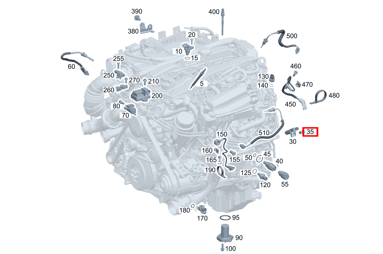 Sechsrundschraube Positionsgeber an Zylinderkurbelgehäuse; M6X16 E300T BT H 212 Sechsrundschraube Positionsgeber an Zylinderkurbelgehäuse; M6X16 E300T BT H 212