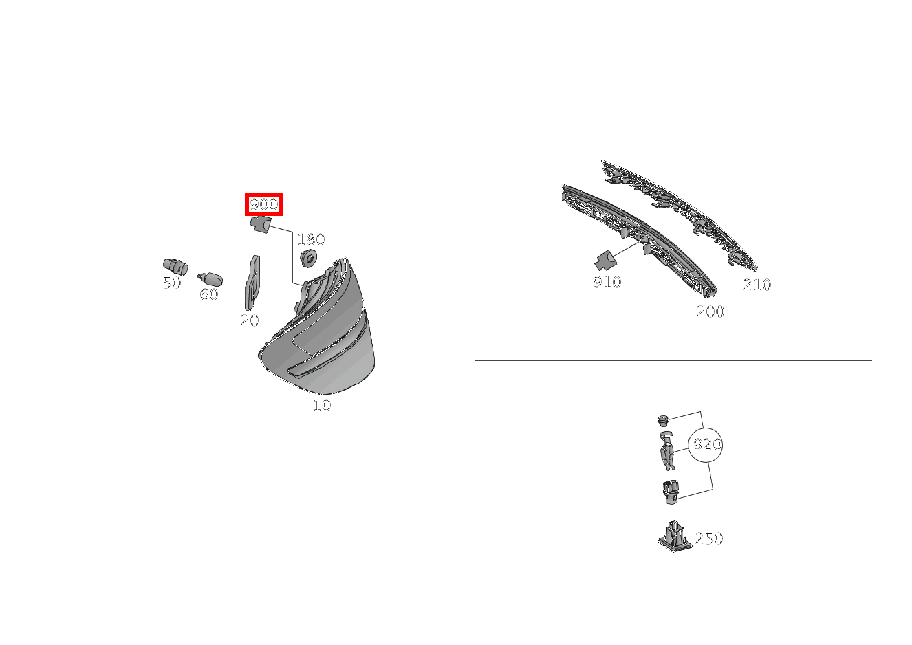 Steckdose SCHLUSSLEUCHTE RECHTS E4; 8-PIN MQS SLK55 AMG 172 Steckdose SCHLUSSLEUCHTE RECHTS E4; 8-PIN MQS SLK55 AMG 172