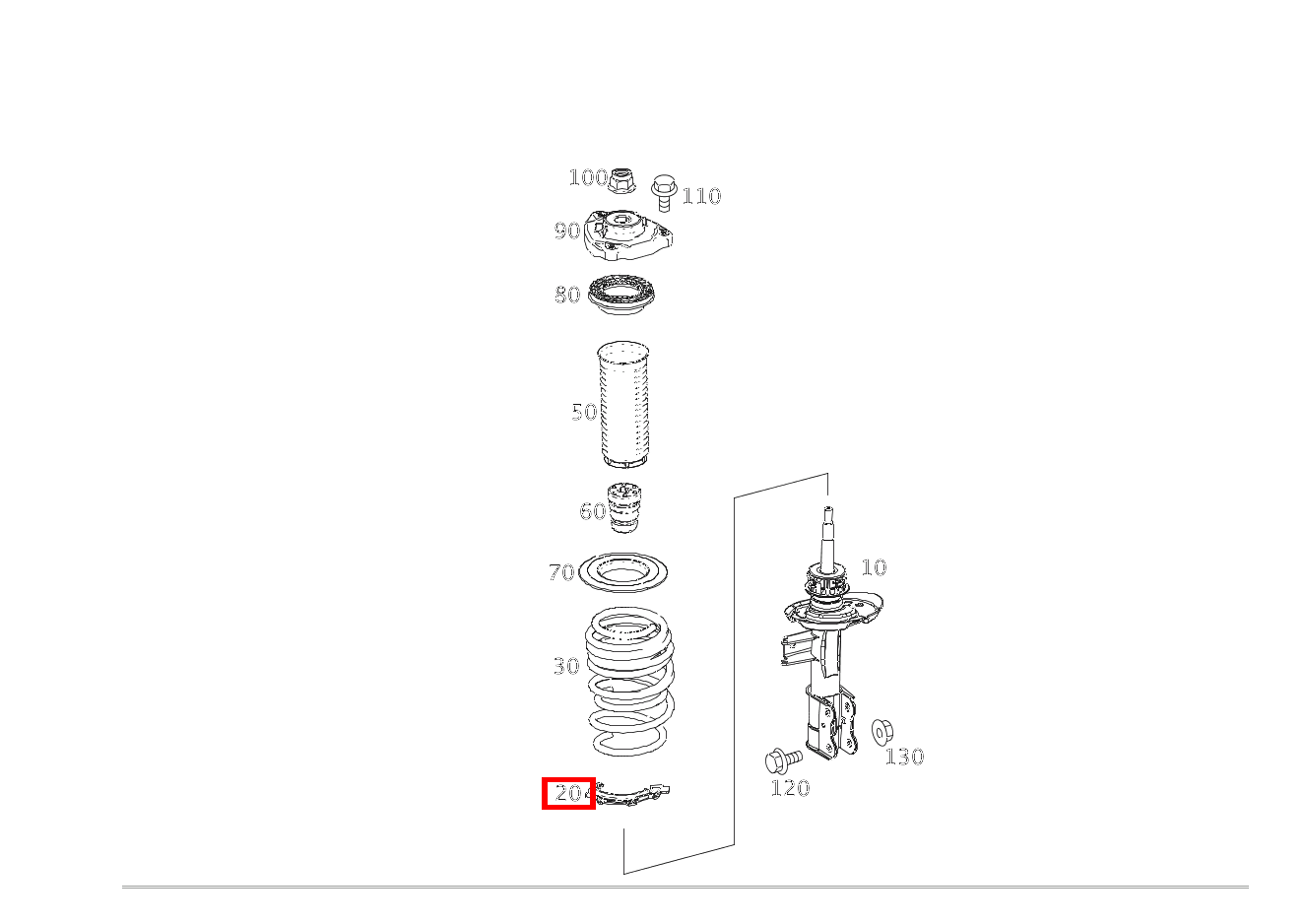 Schraubenfederbeilage UNTEN LINKS UND RECHTS ELECTRIC DRIVE 242