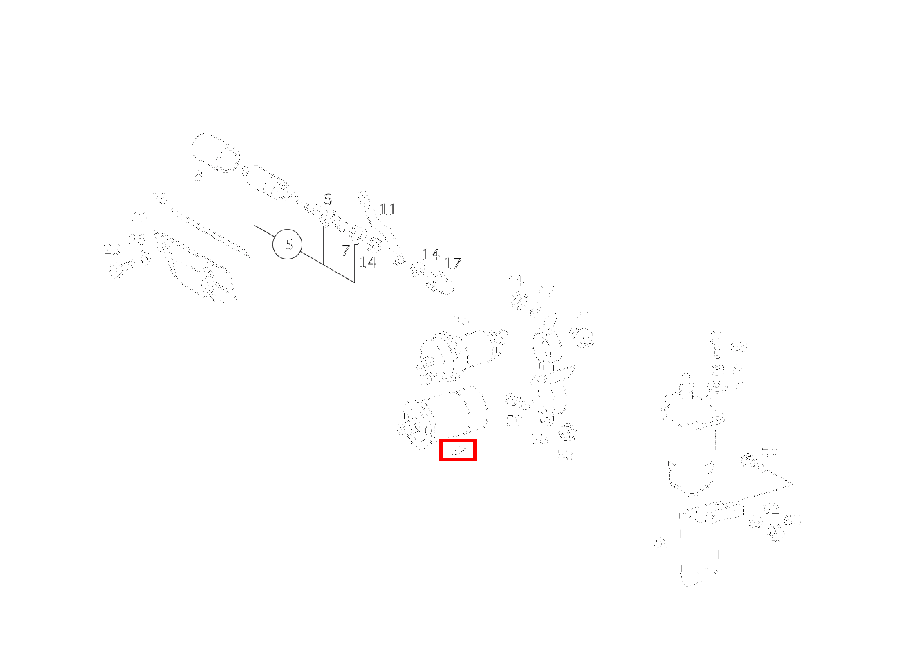 Kraftstofffilter 230 GE ST. LG 460 Kraftstofffilter 230 GE ST. LG 460